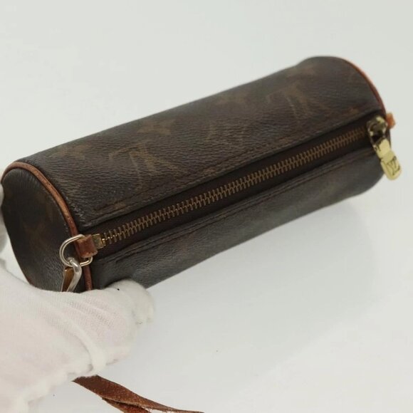 LOUIS VUITTON Monogram Papillon Pouch LV Auth 136696 - Picture 7 of 16